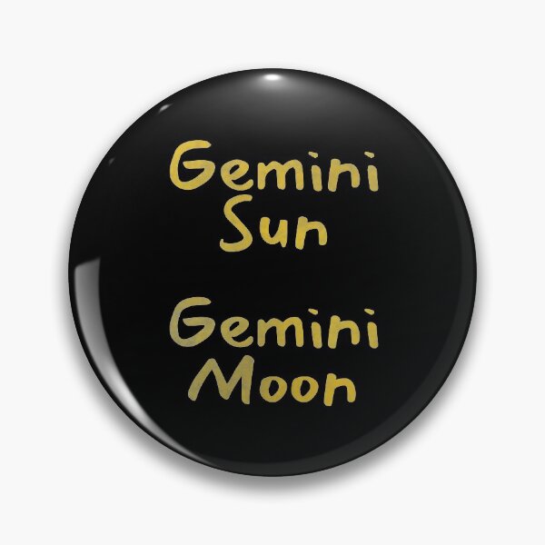 Item preview, Gemini Sun Gemini Moon Text designed and sold by leomooncreates.