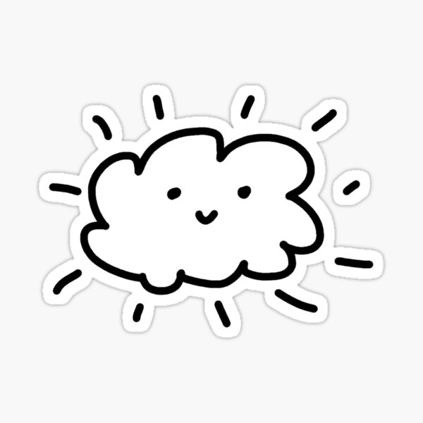 SMILE CLOUD FRIEND Sticker