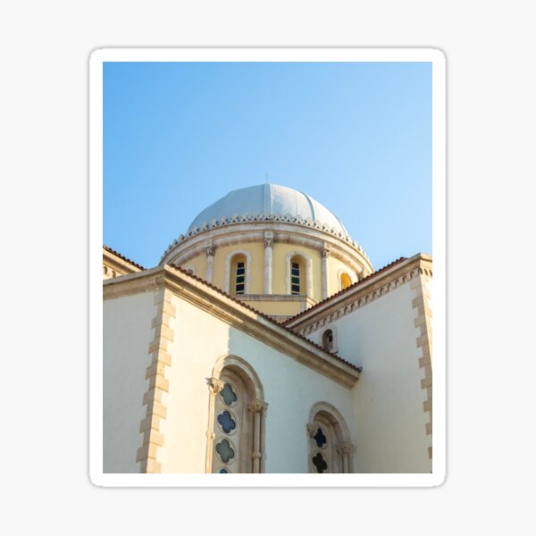 Domed Church in Limassol, Cyprus Sticker