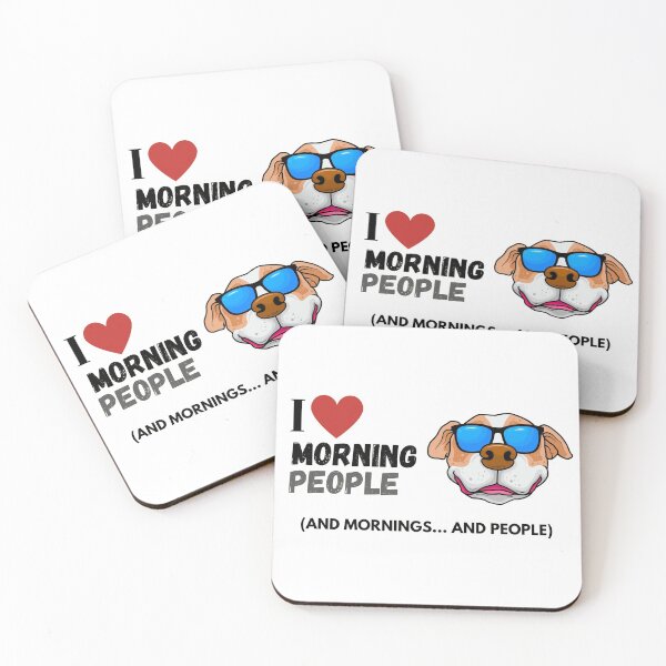Item preview, I love morning people designed and sold by Funtastic-GOODS.