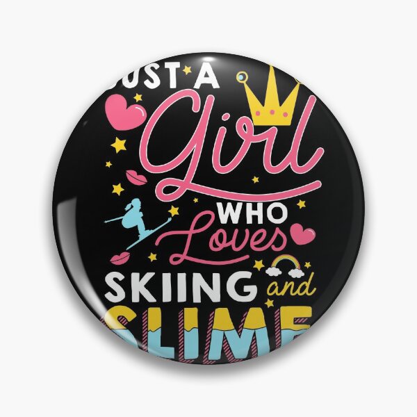 Item preview, Just A Girl Slime Who Loves Skiing And Slime Gift designed and sold by biNutz.