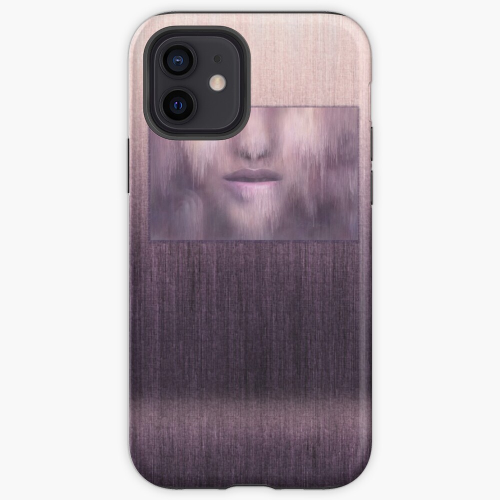 “Succumb” (tears, sadness, giving up) painting - “Smile” Fine Art series iPhone Case & Cover