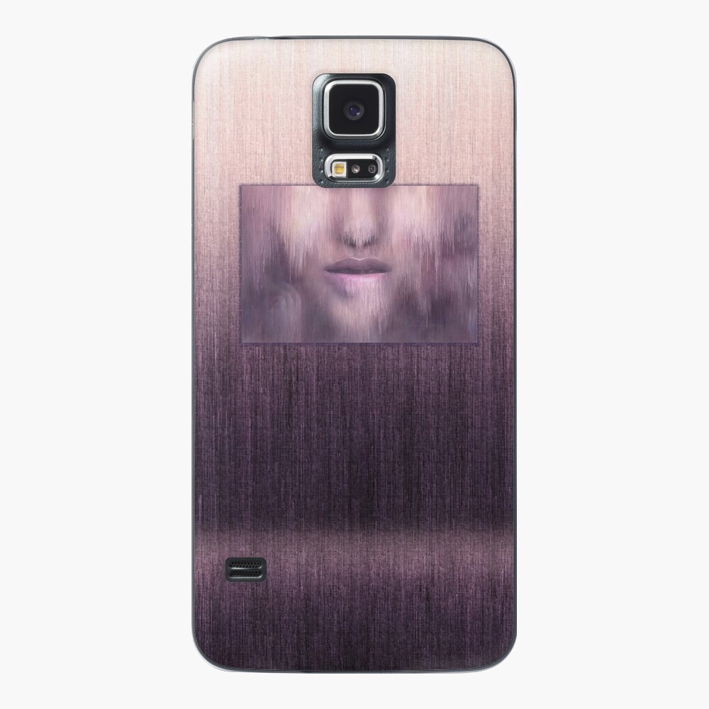 “Succumb” (tears, sadness, giving up) painting - “Smile” Fine Art series Case & Skin for Samsung Galaxy