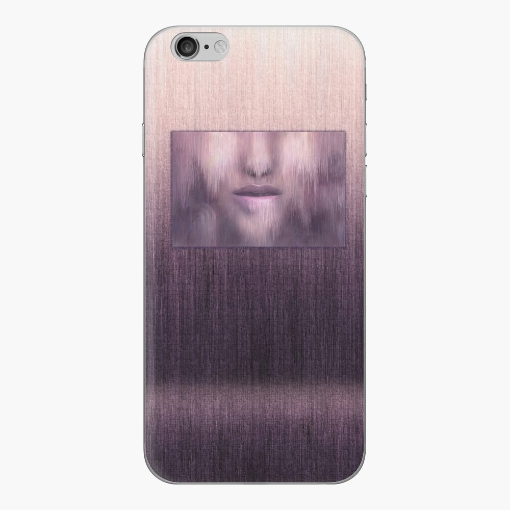 “Succumb” (tears, sadness, giving up) painting - “Smile” Fine Art series iPhone Skin