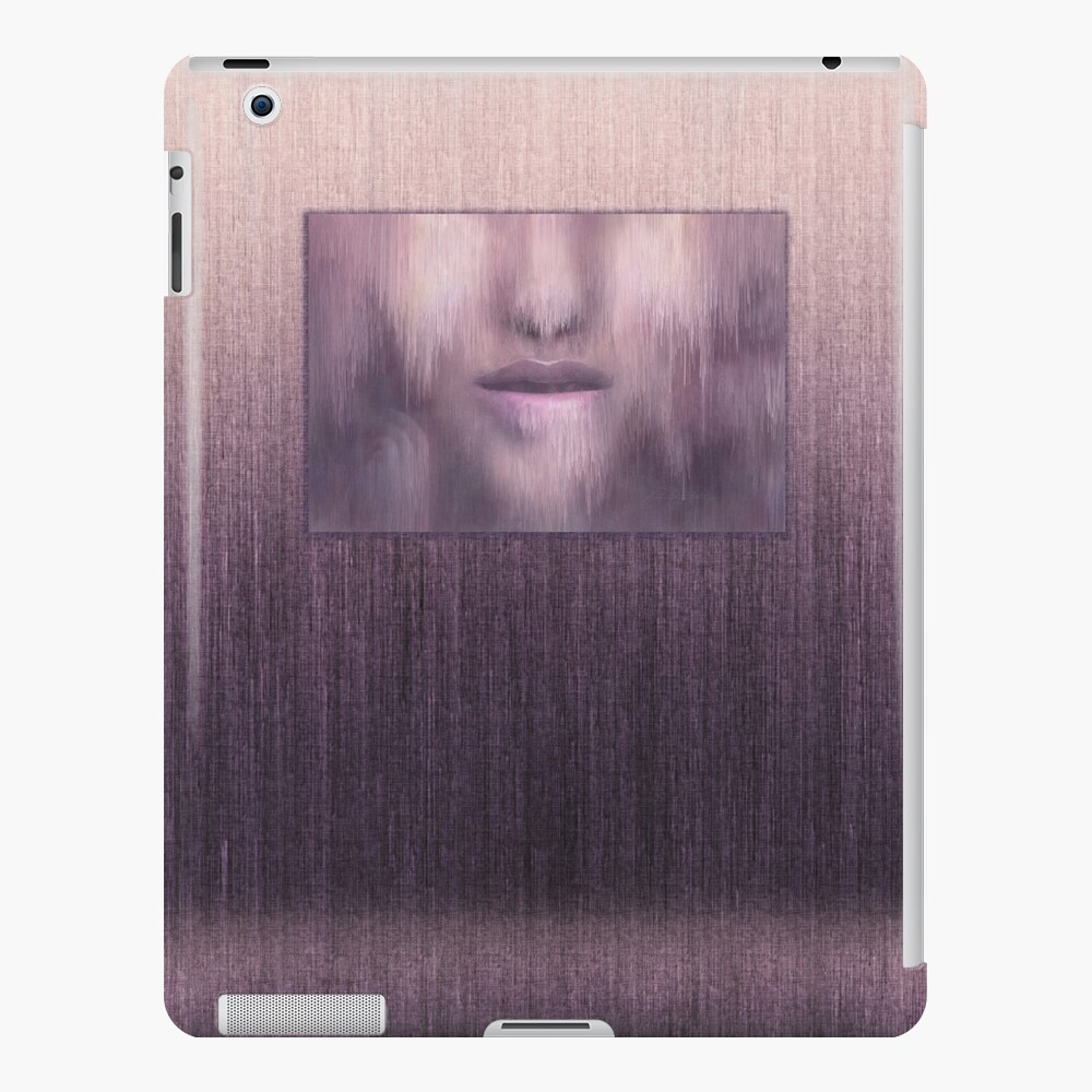 “Succumb” (tears, sadness, giving up) painting - “Smile” Fine Art series iPad Case & Skin
