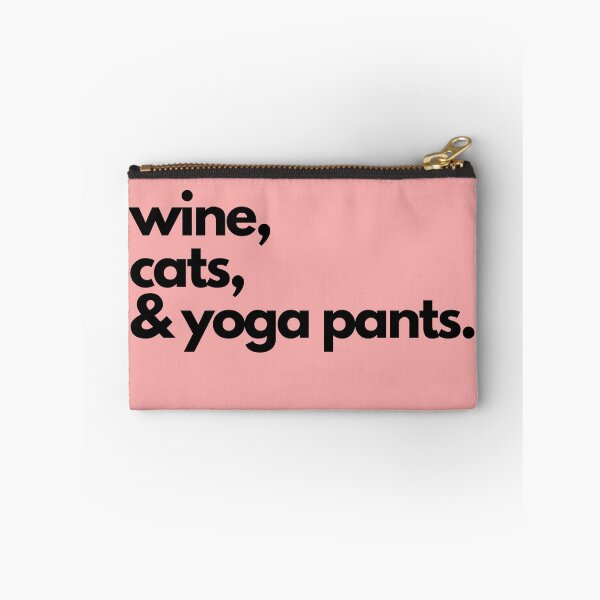 Item preview, Wine, Cats & Yoga Pants Design designed and sold by PareaClothing.
