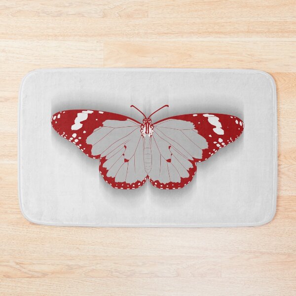 Item preview, Frail  Red & Gray Butterfly designed and sold by ArthurPopular®.