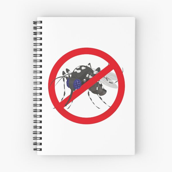 Item preview, Nature, Aedes aegypti mosquitoes with stilt prohibited signal side. Ideal for informational and institutional related sanitation and care designed and sold by LucianoCosmo.