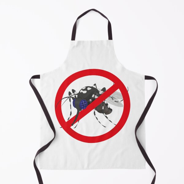 Item preview, Nature, Aedes aegypti mosquitoes with stilt prohibited signal side. Ideal for informational and institutional related sanitation and care designed and sold by LucianoCosmo.