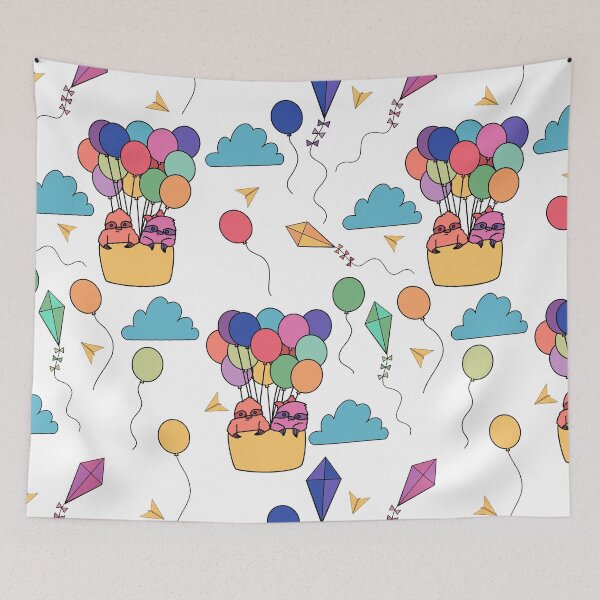 Item preview, Sloths in Air Balloon designed and sold by RachaelManto.