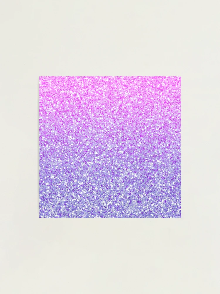 Neon Purple Pink Skies Ombré Glitter Scallop washi set of 2 (10/8mm)