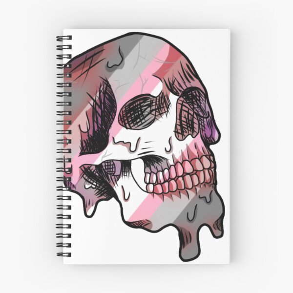Item preview, Demigirl melting skull  designed and sold by lmnopcreations.