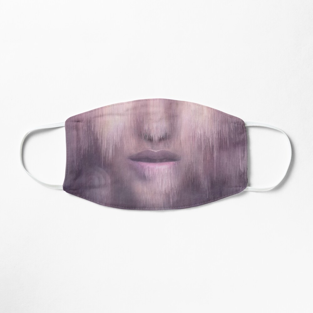 “Succumb” (tears, sadness, giving up) painting - “Smile” Fine Art series Mask