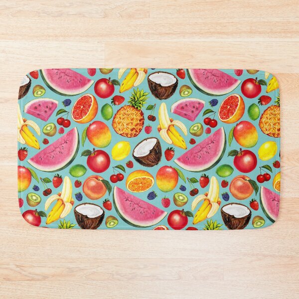Item preview, Fruit Pattern - Blue designed and sold by Kelly  Gilleran.