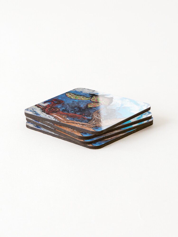Thumbnail 4 of 5, Coasters (Set of 4), Abyss designed and sold by RinaArling.