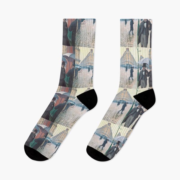 Item preview, Umbrellas in the rain by Gustave Caillebotte designed and sold by Vintage Designs +.