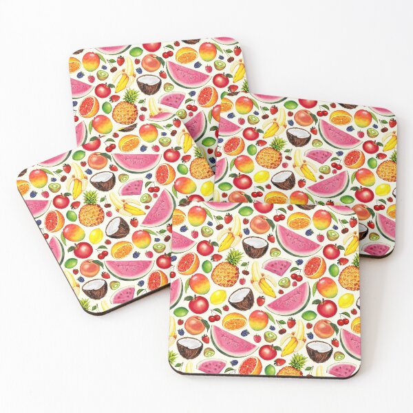 Item preview, Fruit Pattern - White designed and sold by Kelly  Gilleran.