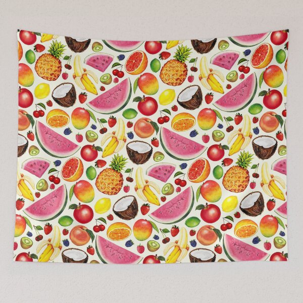 Item preview, Fruit Pattern - White designed and sold by Kelly  Gilleran.