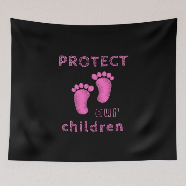 Item preview, Protect Children Save the Kids Protest Human Rights End Human Trafficking Child Abuse Justice Child Trafficking BLM Love Equal Rights Black Women Slavery Donald Trump Birthday Gift designed and sold by EpsilonEridani.
