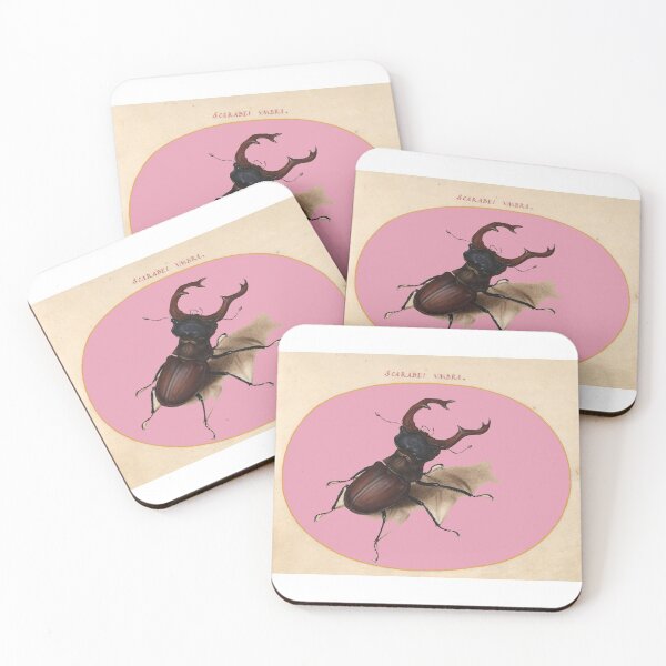 Item preview, Stag Beetle Pink designed and sold by MUZA9.