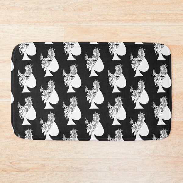 Item preview, Queen of Spades Black and White designed and sold by Nealoc.