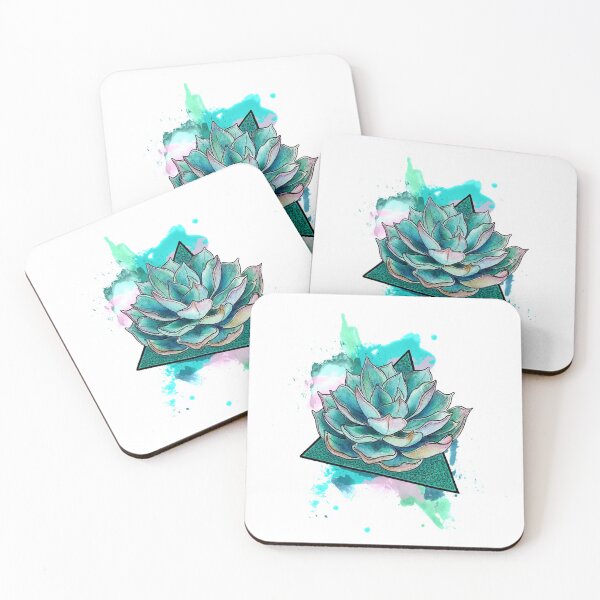 Item preview, Blue Echeveria Splash designed and sold by Art by Sylph.
