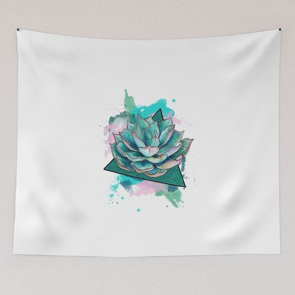 Item preview, Blue Echeveria Splash designed and sold by Art by Sylph.