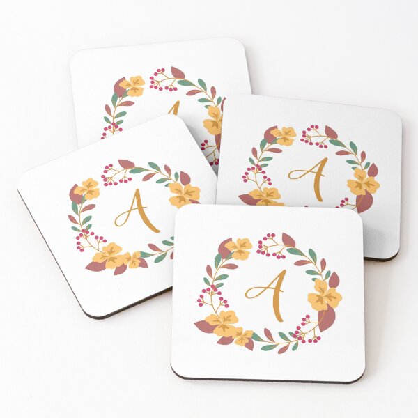 Item preview, Floral letter A for autumn designed and sold by VickyKing.