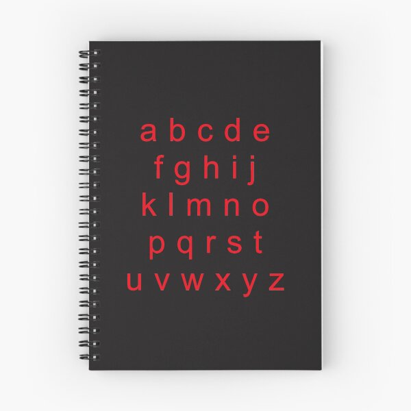 Item preview, Alphabet Red (Small letters) designed and sold by REApparelCo.