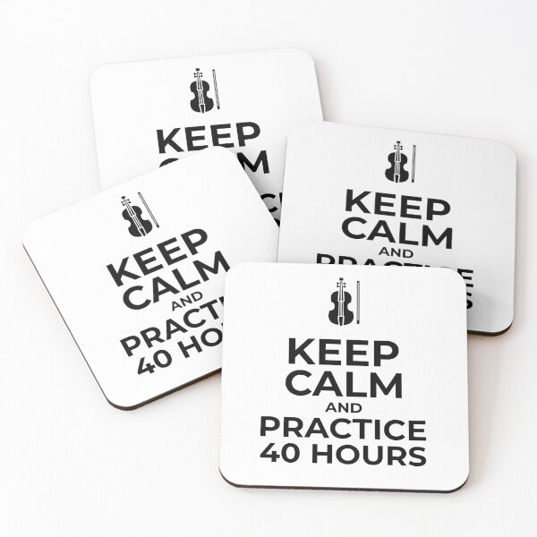 Item preview, Keep Calm and Practice 40 Hours - Ling Ling 40 Hours a Day designed and sold by passiveisopod.
