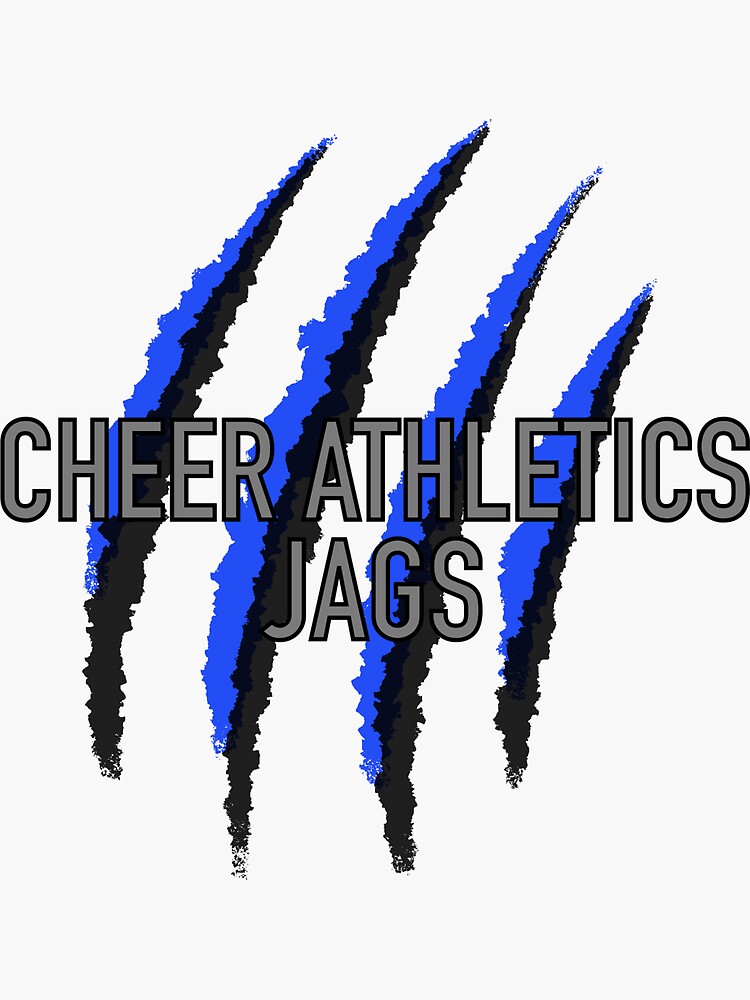 "Cheer athletics JAGS" Sticker for Sale by LorenCheer Redbubble