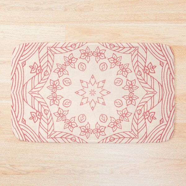 Item preview, Hand Drawn Rose Gold Mandala designed and sold by Sarah Wainwright.