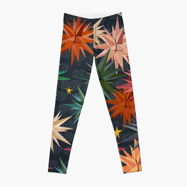 Maximalist Moravian Stars Leggings