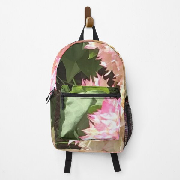 Item preview, Bougainvillea Tropical Plant Pink and White Flowers designed and sold by MimsTees.