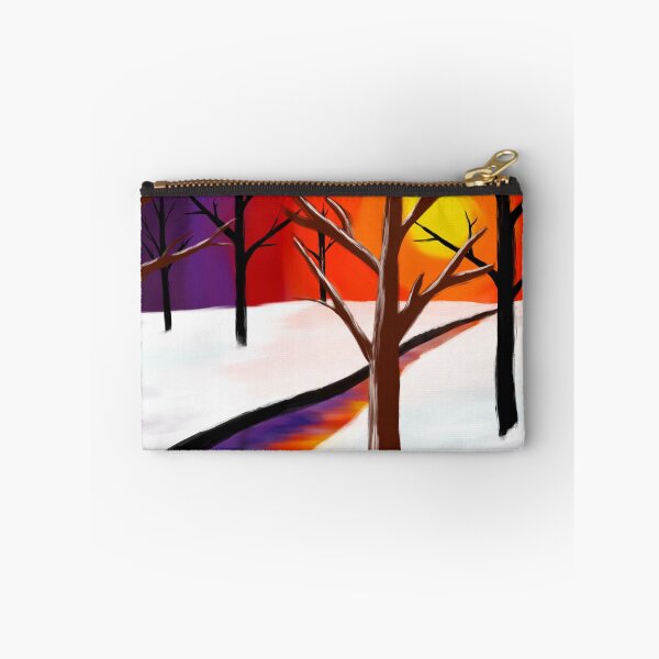 Item preview, Winter Rainbow Sunset Painting  designed and sold by forfun-art.