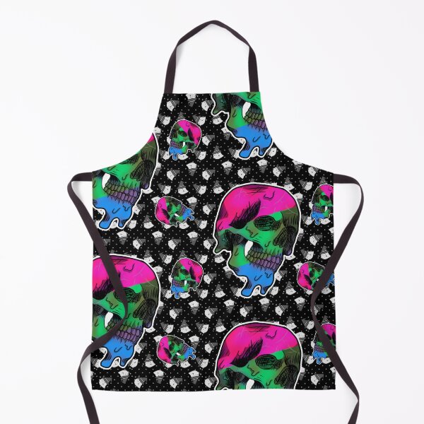 Item preview, polysexual melting skull designed and sold by lmnopcreations.