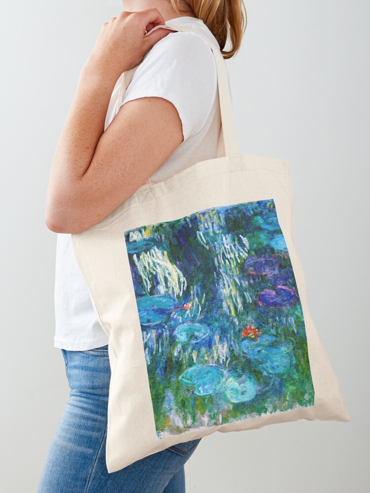 Claude Monet Water Lilies Tote Bag Fine Art Print Bag 