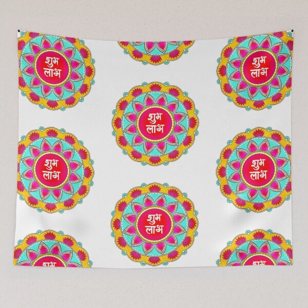 Item preview, Happy Diwali..Shubh Labh ...  Diwali Print designed and sold by Prita-D.