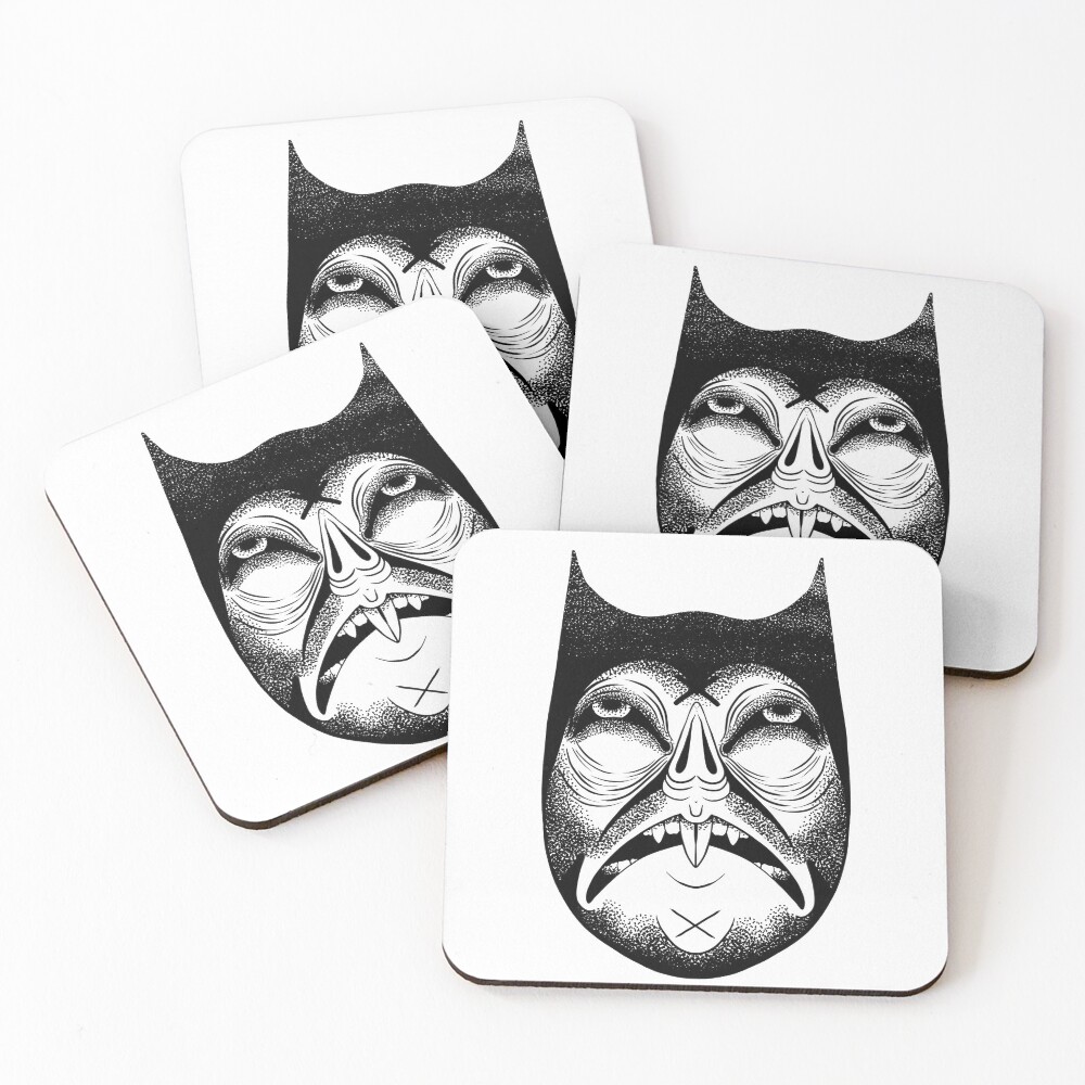 Item preview, Coasters (Set of 4) designed and sold by RatsandBlood.