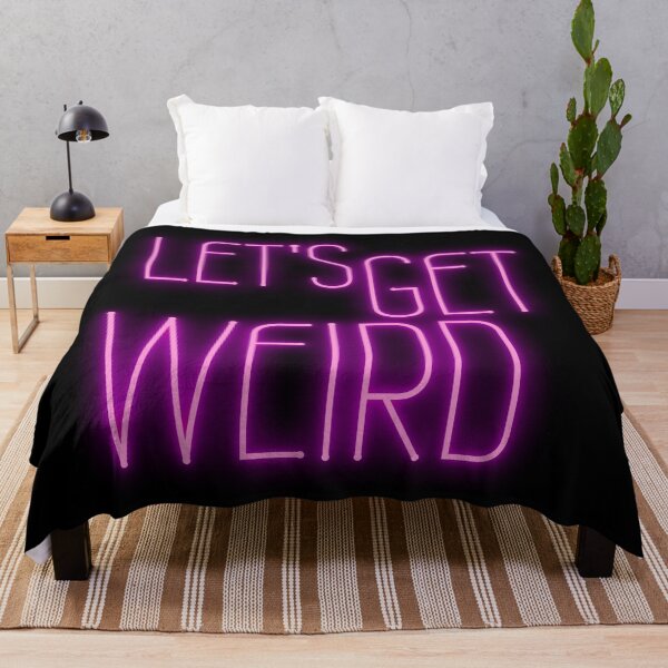 Item preview, Let's Get Weird Neon Sign designed and sold by m95sim.