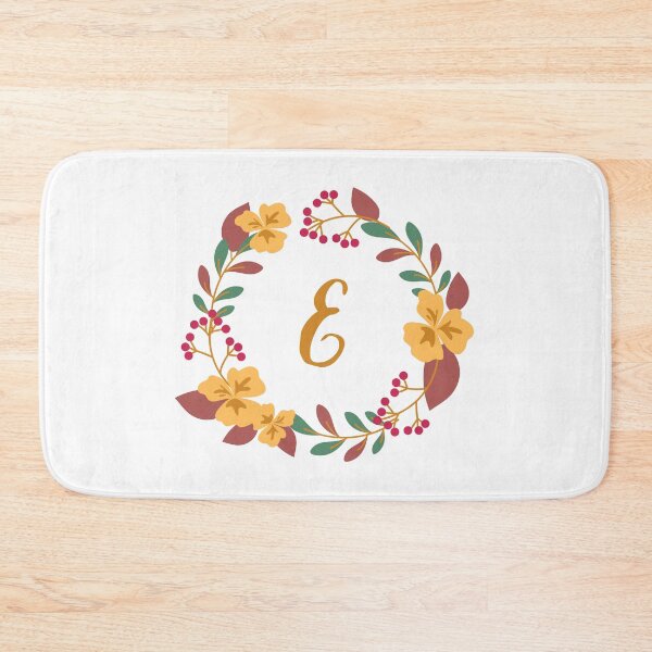 Item preview, Floral letter E for autumn designed and sold by VickyKing.