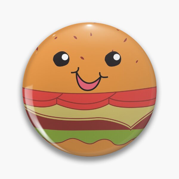 Item preview, Cute Burger with face designed and sold by NelBo.