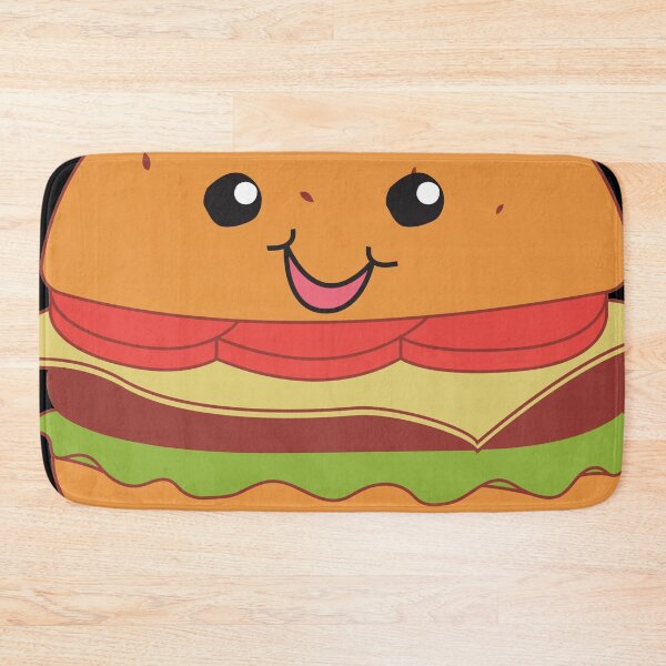 Item preview, Cute Burger with face designed and sold by NelBo.