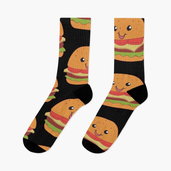 Item preview, Cute Burger with face designed and sold by NelBo.
