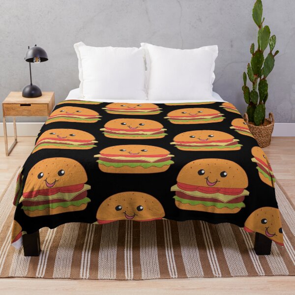 Item preview, Cute Burger with face designed and sold by NelBo.