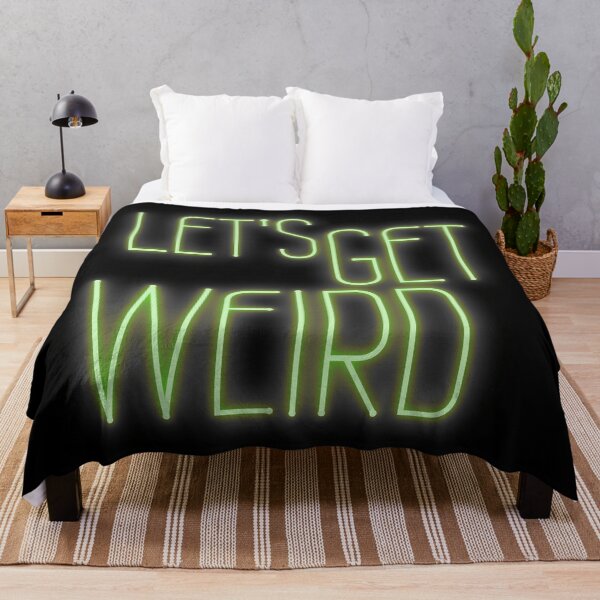 Item preview, Let's Get Weird Neon Sign designed and sold by m95sim.