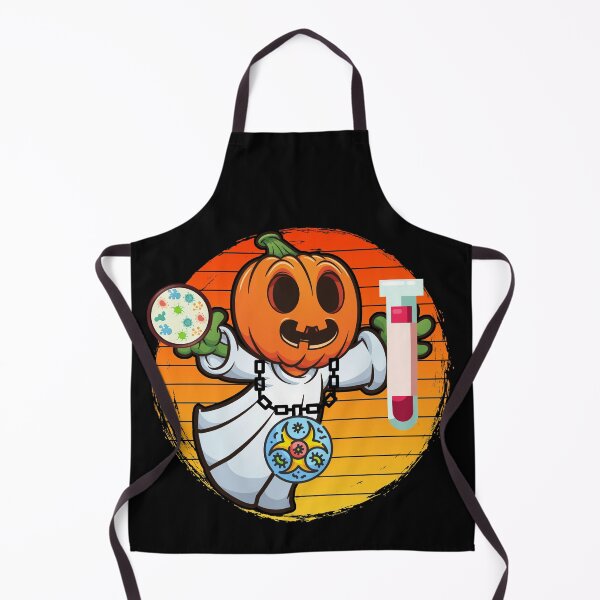 Item preview, MEDICAL LABORATORY SCIENTIST PUMPKIN HEAD LAB GHOST RETRO SUNSET HALLOWEEN designed and sold by Hippiesole.