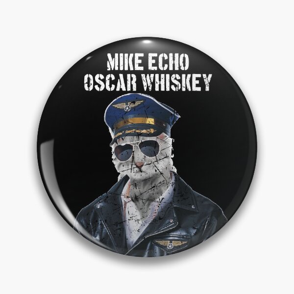 Item preview, Cat pilot Meow ICAO Alphabet Mike Echo Oscar Whiskey designed and sold by Dirk4171.