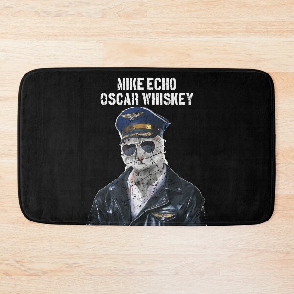 Item preview, Cat pilot Meow ICAO Alphabet Mike Echo Oscar Whiskey designed and sold by Dirk4171.