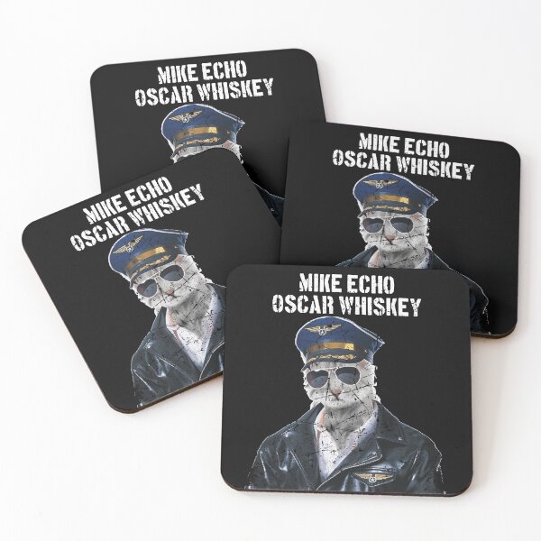Item preview, Cat pilot Meow ICAO Alphabet Mike Echo Oscar Whiskey designed and sold by Dirk4171.